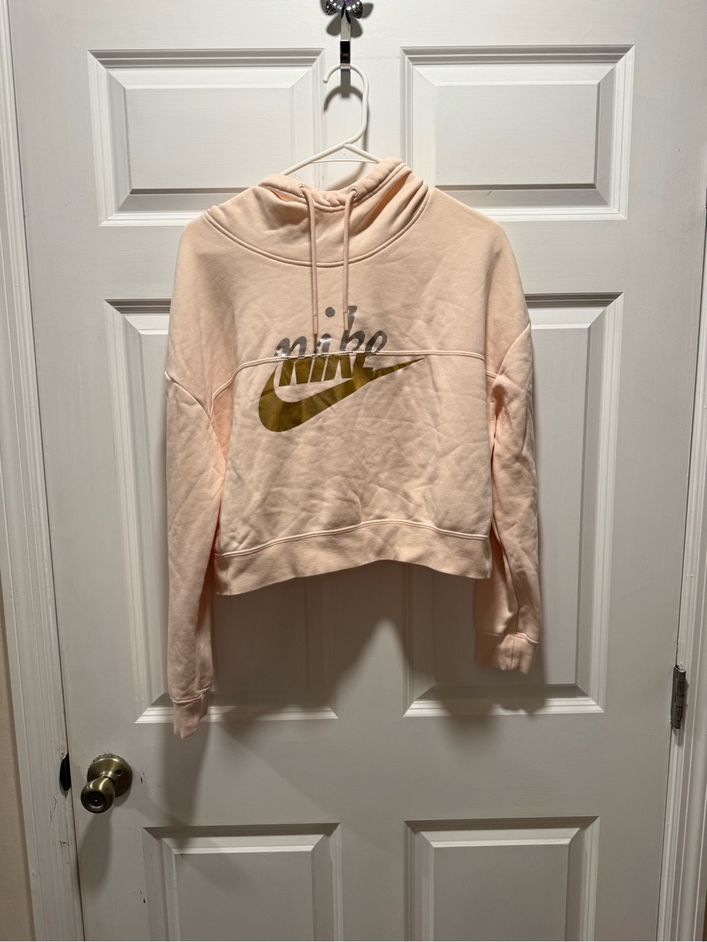 Nike Cropped Hooded Sweatshirt - Picture 2 of 5